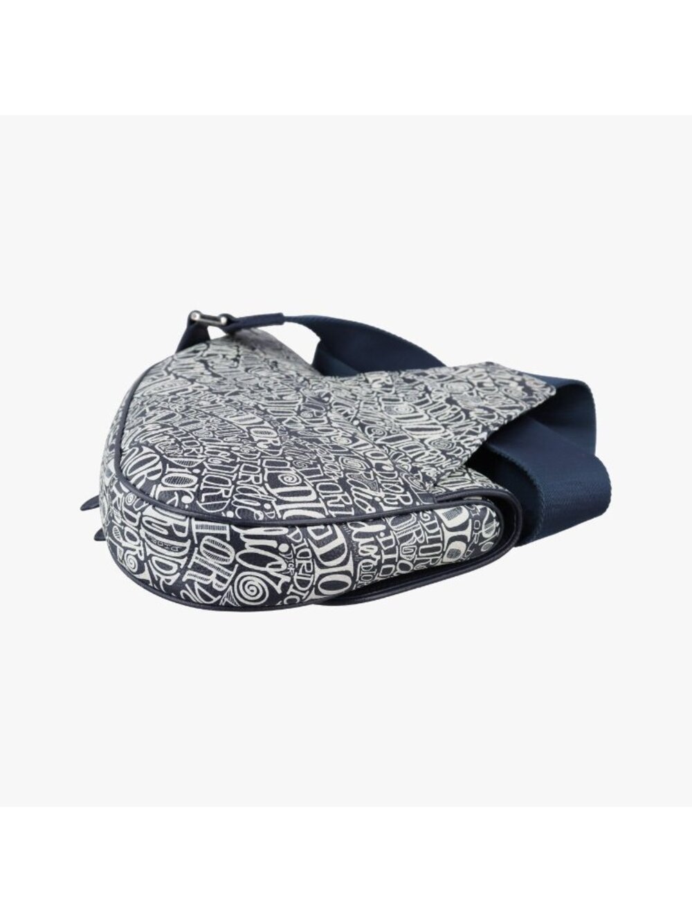 Dior Saddle Navy Leather Shoulder Bag - Picture 6 of 16